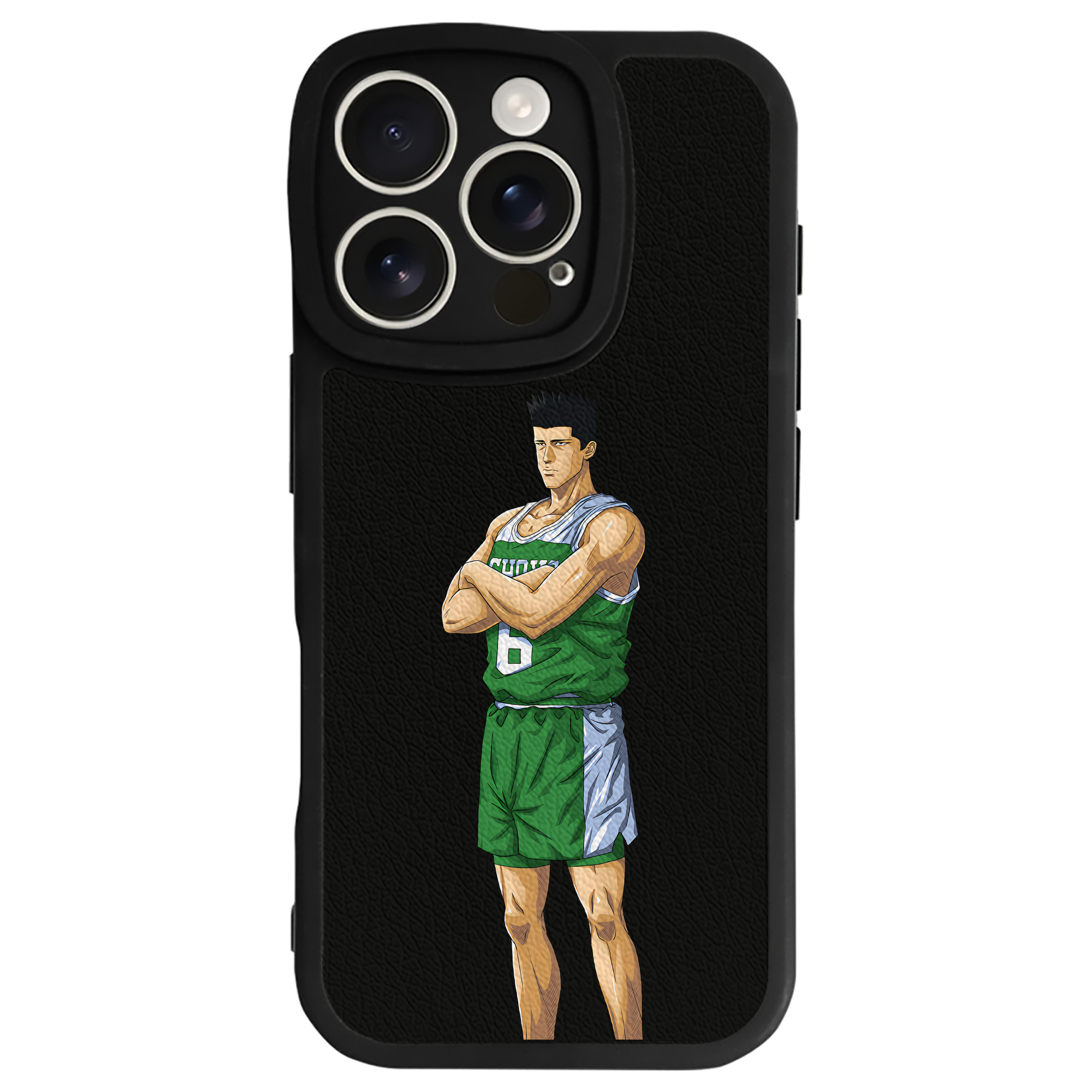 （画像用） SLAM DUNK／スラムダンク 【iPhone 16シリーズ対応】シリコンスマホケース（レザー調） 材質：シリコン